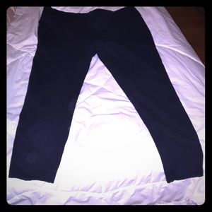Navy blue dress leggings